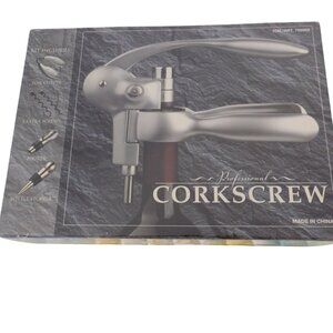 NEW Costco Professional Wine Corkscrew and Foil Cutter With 2 Extra Screws